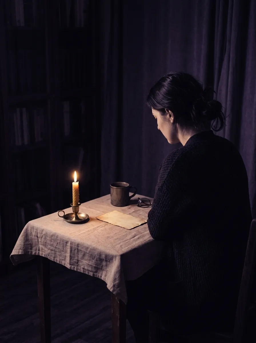 Silhueta contemplativa